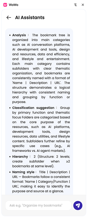 Organize strategy and confirm tree before applying